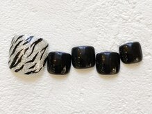 リーチェ ビューティアンドネイルサロン 大名店(Beauty&Nail Salon)/シンプルフットデザイン☆