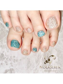 ノーラスリエン 銀座(NOLASLIEN)/フラッシュネイル フットネイル