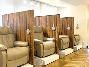 メイクアップラニ(MAKE UP LANI)/アイラッシュはソファ席で