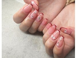 古風ぽいネイル