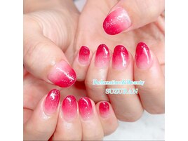 グラデーションラメかけ