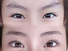 マイア 草加(maia)の雰囲気（毛先まで艶やかなまつ毛パーマ眉毛アイブロウwax　before→after）