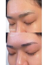 眉毛男子 新宿店/Before/After