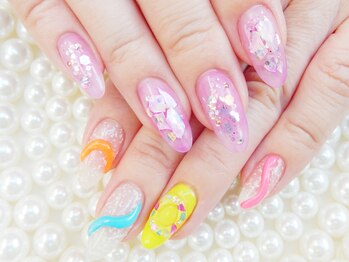 フラッシュネイル フレンテ西宮店/除去付デザイン定額コ-ス◇