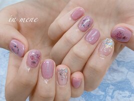 フラワーネイル¥5980