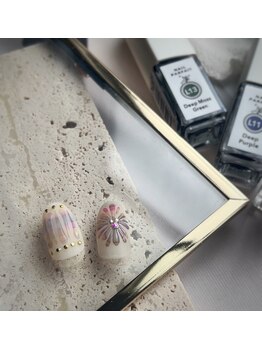 ファーストネイル(First nail)/ぷっくりフラワー【CHIAKI】