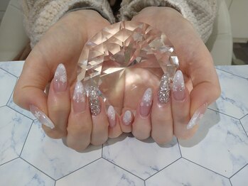 ネイルサロン グレイス(Grace)/【グラデスカルプ】雪の結晶