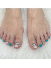 デュアスアール チャンドラ(DuasR chandra)/夏フットネイル