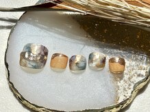 オル('olu)/フットネイル/ニュアンス/ミラー