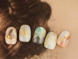 ふんわりニュアンスネイル