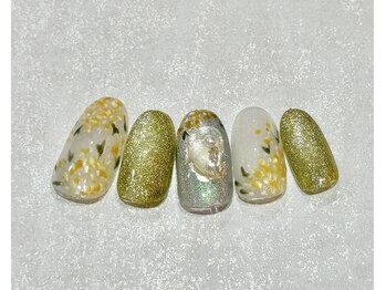 ネイルサロン ロゼプリュム/ミモザネイル