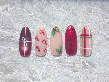 ピーチネイル 大塚(Peach Nail)/【クリスマス】シーズンネイル