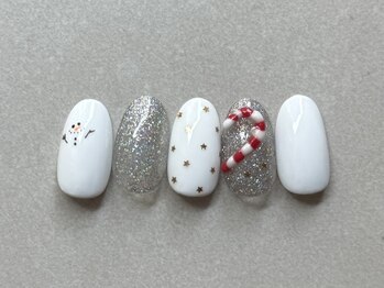 ブランロール 中目黒店(Blanl'or)/雪だるまネイル