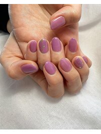ワンポイントアートネイル
