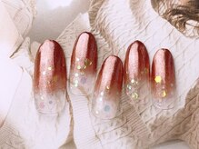 ネイルサロンフォーユー(for u)/ミラーグラデ♪￥6980