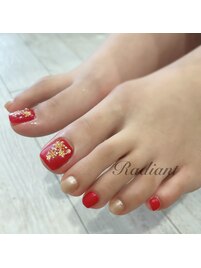 クリスマスネイル