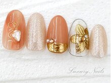 ラグジュアリー ネイルズ(Luxury Nails)/ニュアンス＊フラワーミラー