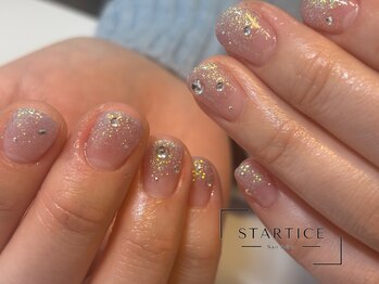 スターチス(STARTICE)/キラキラネイル