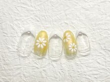 サニーサイド ウィズ マキア 茅ヶ崎店(Sunnyside with MAQUIA)/フラワーシールネイル