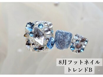 ハジチ(HAZICHI)/8月フットネイルトレンドB