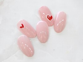 ハート☆ヌーディー☆ベージュ