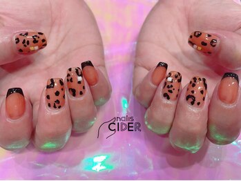 ネイルズサイダー(nails CIDER)の写真/定額ネイルでずっとお得に通える◎シンプル/トレンド/ニュアンス/個性派など豊富なサンプルをご用意♪