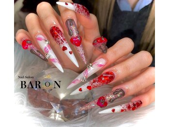 バロン 池袋店(BARON)/バレンタインネイル