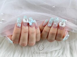 パステルブルーグラデーション