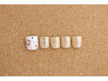 ネイルサロン ブランロール 白金店(Nail Salon Blanl'or)/FOOT 雪の結晶¥8,760