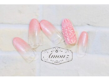 アモウズ(Amouz)/シンプルネイル/お仕事OK/1