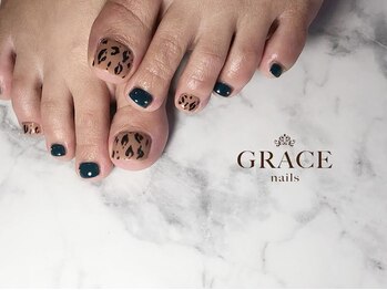 グレース ネイルズ(GRACE nails)/ヒョウ柄ネイル