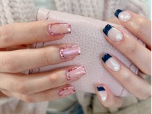 シェリーラメール 池袋店(cherie la mer)/ホロ囲みネイル