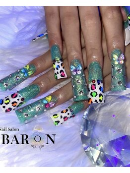 バロン 池袋店(BARON)/ハーフフレンチ☆ダックネイル