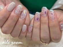 エールルーム 中目黒(aileroom)/クリア きらきら nail