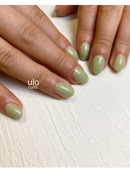 ウロネイルズ(ulo nails)/ピスタチオカラーネイル