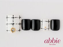 ネイルサロンアビー 北千住店(abbie)/グラフチェックフット　￥11396