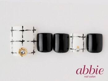 ネイルサロンアビー 北千住店(abbie)/グラフチェックフット ¥11396