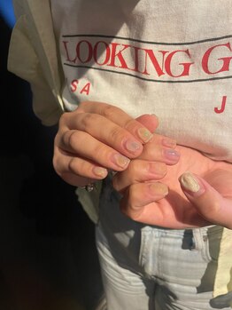 オマモリ ネイル 心斎橋店(omamori nail)/ビー玉ネイル