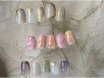 グラッドネイル 銀座店(GLAD nail)の写真/選べる定額デザイン♪オフ込★¥6900~★お出かけ前やイベントに合わせて華やかなネイルに♪パラジェル無料◎