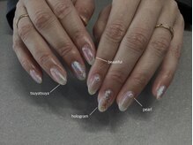 イチプラス(ICHI+)/ツヤツヤホログラムネイル