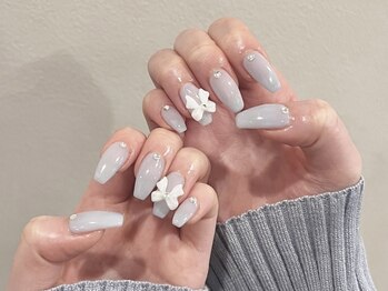 ヴィーナスネイル(Venus Nail)/長さだし+ワンカラー