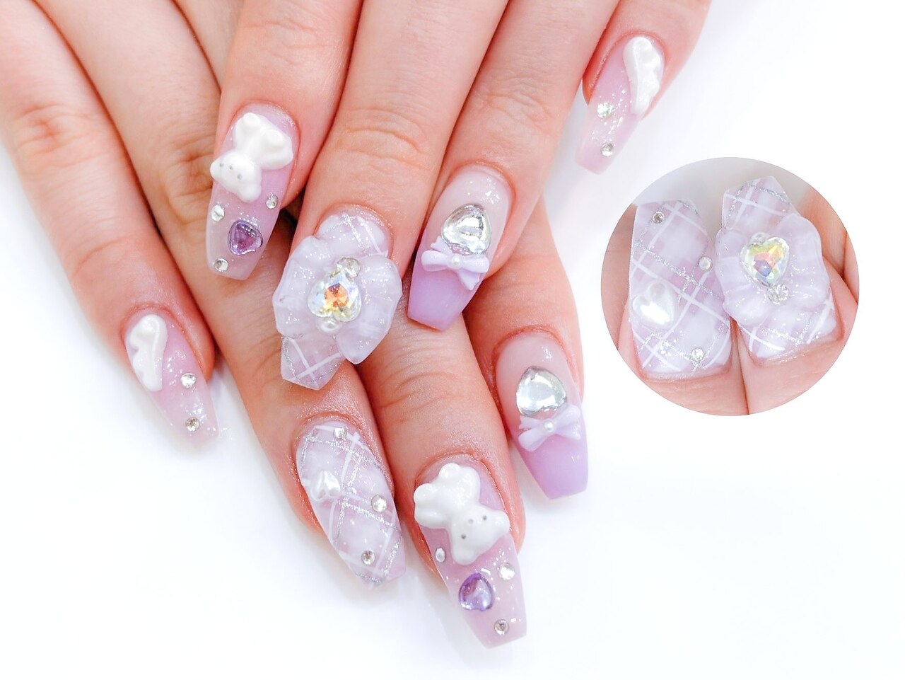 ネイルチップ 韓国 グレー 可愛い 姫系 フルオーダーネイル オーダーネイル 楽天市場】グレー（ネイルチップ｜ネイル）：美容・コスメ・香水