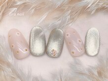 リラネイル(lira nail)/お花デザイン/パラジェル/銀座
