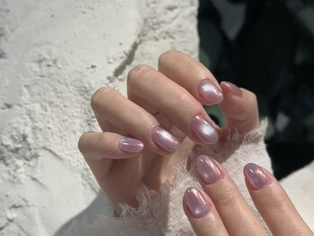 カカネイルズ(Kaka nails)/マグネット×オーロラ