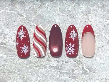 ピーチネイル 大塚(Peach Nail)/【クリスマス】シーズンネイル
