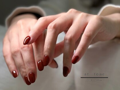 nail salon at tone【フィルイン/ニュアンス/定額/ネイル】の写真