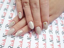 ネイル リッチ(Nail Rich)/人気のグレージュ☆