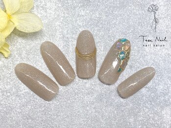 テセネイル(Tese Nail)/上品シェルネイル♪