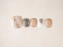 ダリア ネイル バイ テラス(Dahlia nail by TERRACE)/フット10本アートし放題￥8300