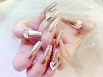 ネイルサロン ジェイ(Nail Salon J)/チップ/長さ出し/ミラーネイル